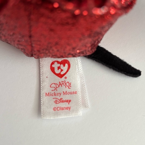 Ty Sparkle Disney Mickey Mouse and Minnie Mouse Beanie Babies Set NWT - Picture 10 of 16